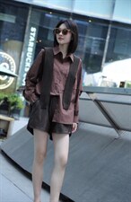 韩版时尚衬衣，其它，维纳真蒂 纳易莲