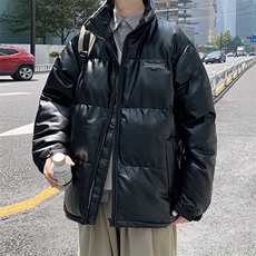 冬季青少年加绒加厚棉服纯色刺绣棉衣外套男士8873-P115控价148，男装棉衣，电商A441-1