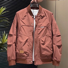 新款开衫棒球领纯色夹克外套男，男装夹克，星座1206（原A206）