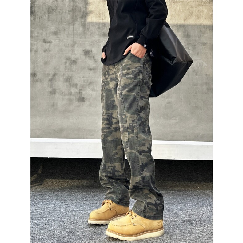 671原版质量直筒迷彩裤图片
