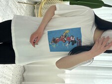 夏季新款卡通印花T，其它，H·SHE