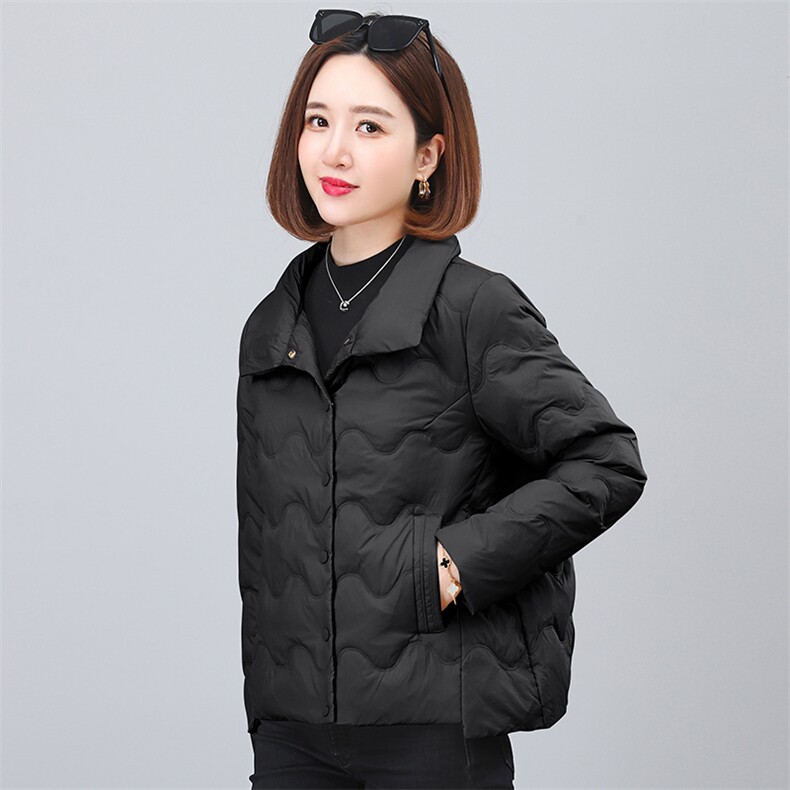 2023年冬季时尚休闲短款面包羽绒服,女装羽绒服,依恋蒂丝
