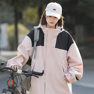 2025秋季户外三防冲锋衣夹克男女同款连帽防风登山外套23657-P30