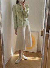 2021新款羊毛款小香风/绿色系，其它，奥瑾