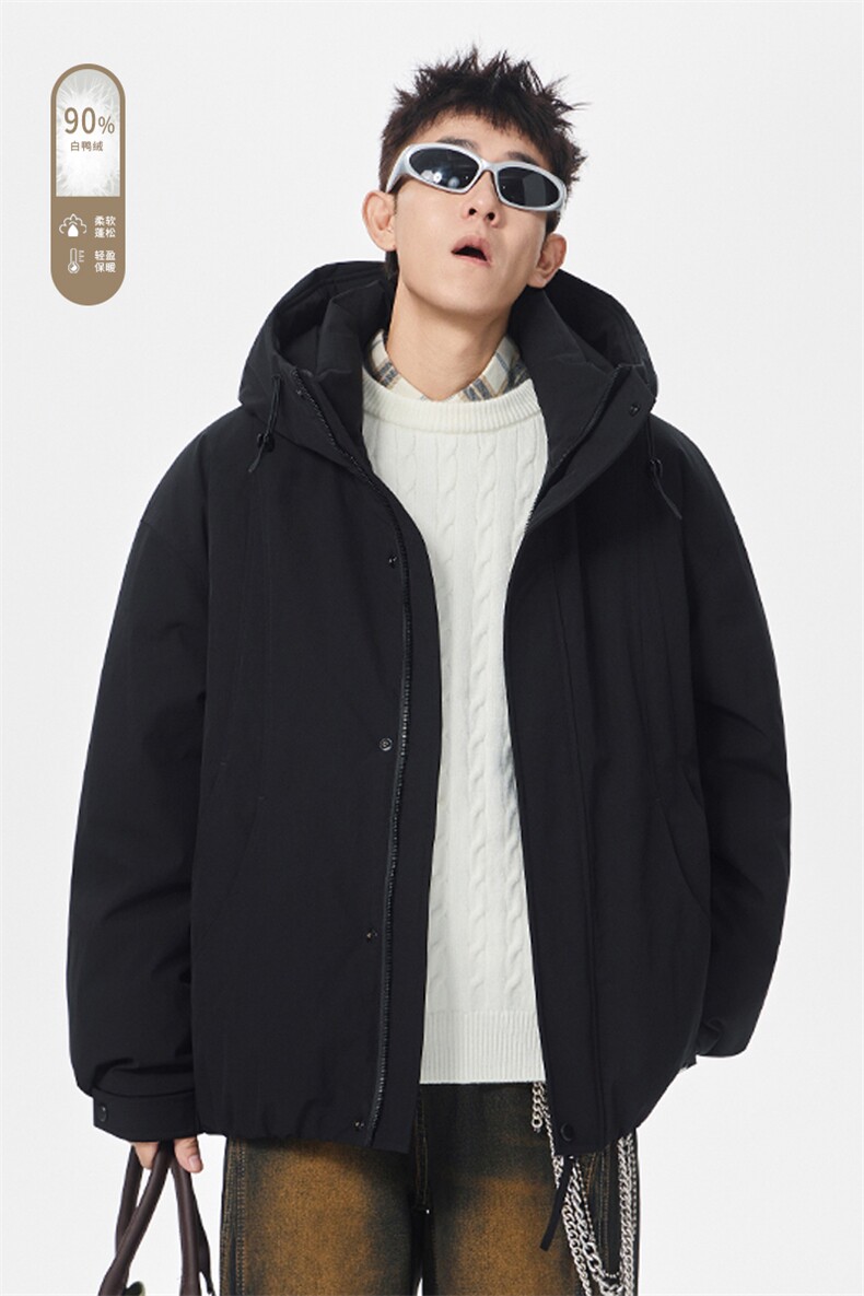 2025冬季新款港风无影墙大码90%白鸭绒羽绒服M-4X2535-特P249,男装羽绒服,电商A022