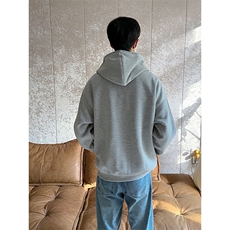 抖音得物高品质二开350克秋冬双头双拉链卫衣开衫外套W74，男装卫衣，电商A486-1