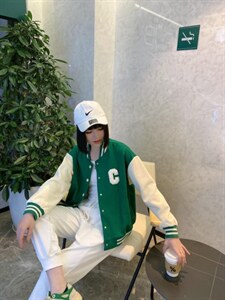 C标卫衣棒球服，女装卫衣/绒衫，美惠百合