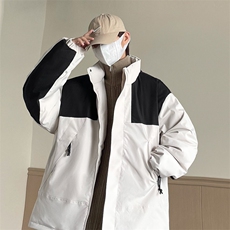 港风2025新品冬季宽松情侣装棉衣棉服冬装加厚外套M8586-P90，男装棉衣，星座717