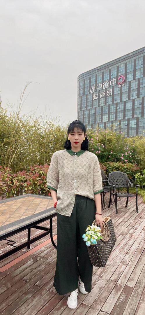 纯苎连衣裙小衫裤子裙子衬衣 时尚风 风淑女风休闲风，女装连衣裙，川哲