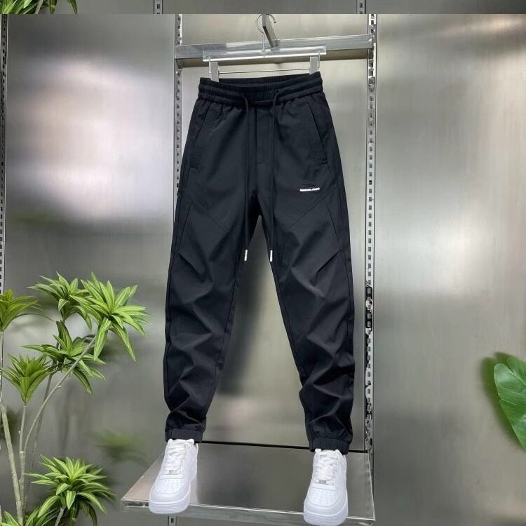 夏季新款时尚百搭休闲裤男士速干薄款束脚裤潮牌宽松痞帅哈伦裤子,男装休闲裤,电商B212（原钱塘6029）