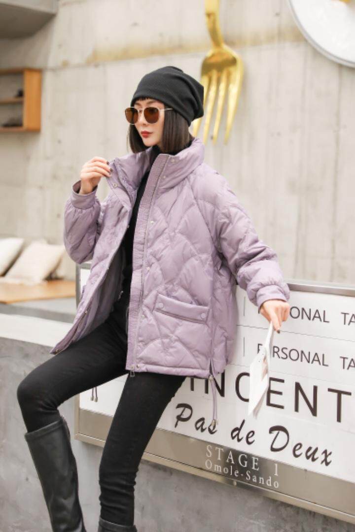 新款韩版修身白鸭绒羽绒服，女装羽绒服，茗格拉