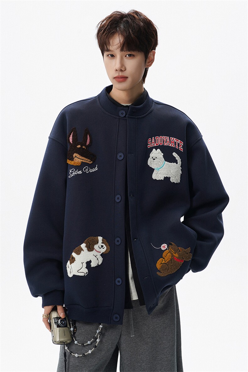 春季新款狗狗立领夹克棒球服卫衣W628P70,男装夹克,电商A073