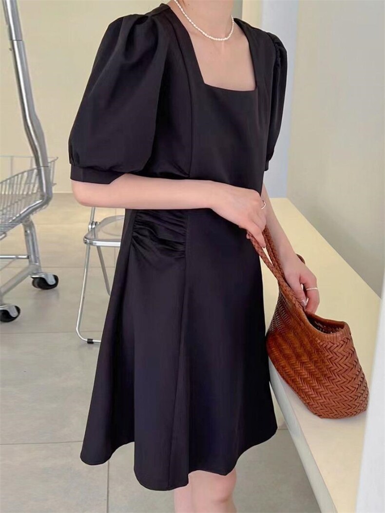 带头花连衣裙，女装连衣裙，亿炫(5F)