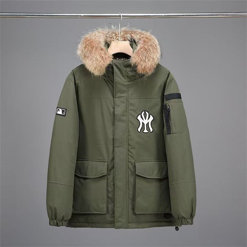 NY短款羽绒服男女秋冬加厚防寒保暖外套团服外贸1022P115,男装羽绒服,星座1602B（原101B-1）