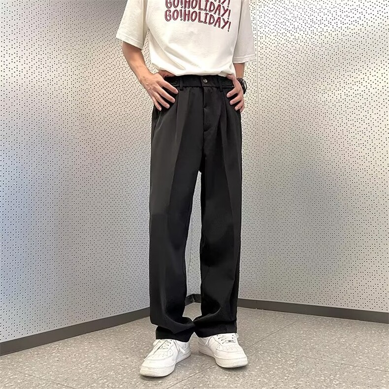 男简约九分裤新款气质日系休闲西裤B316P43,男装休闲裤,星座1116-2