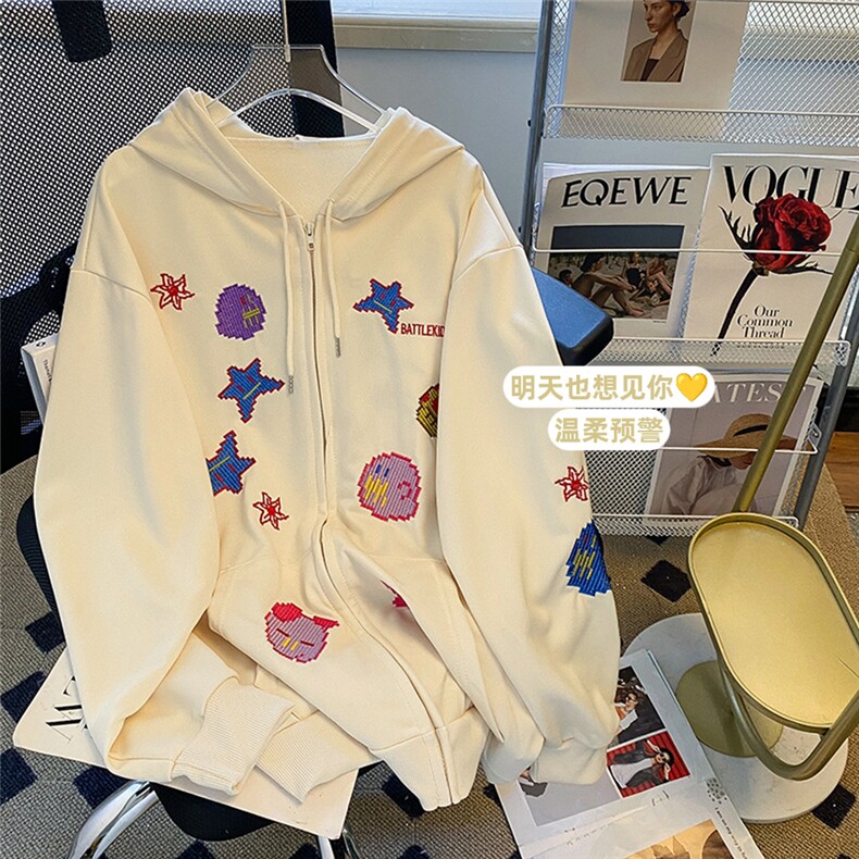 潮牌卫衣设计感上衣秋冬韩版宽松卫衣E609-P50,男装卫衣,星座911-2(原星座613-2）
