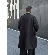 长款风衣外套女秋装2025新款宽松系带显瘦大衣今年流行高级感外套，男装风衣，星座506A
