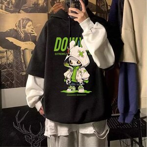 重磅卫衣男春秋冬季加绒加厚连帽外套美式潮牌男士上衣服图片