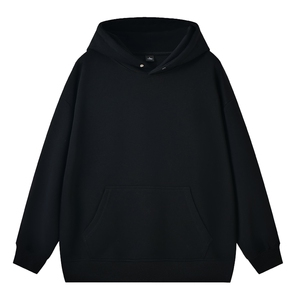春季 重磅400克足全棉高品质一粒扣连帽卫衣外套男 RH111-P45图片
