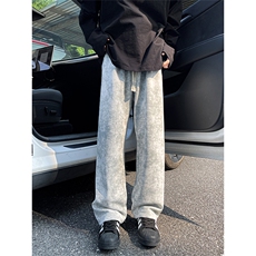 8XL-M休闲裤男复古做旧扎染卫裤特大码裤男裤脏脏裤K985P50控78，男装休闲裤，电商D206-1