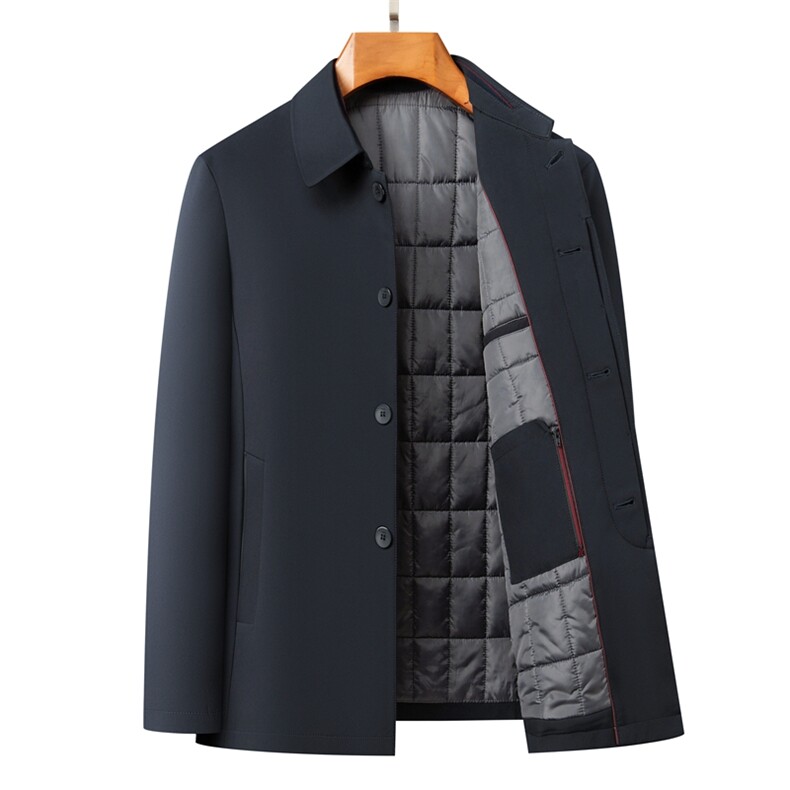 冬季棉衣中老年行政夹克翻领高品质棉服男士商务休闲外套M116-P92,男装夹克,星座310B-3