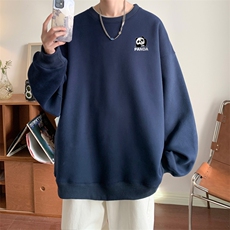 ！圆领卫衣男装港风长袖T恤男外套男WY178-P28，男装卫衣，电商B367