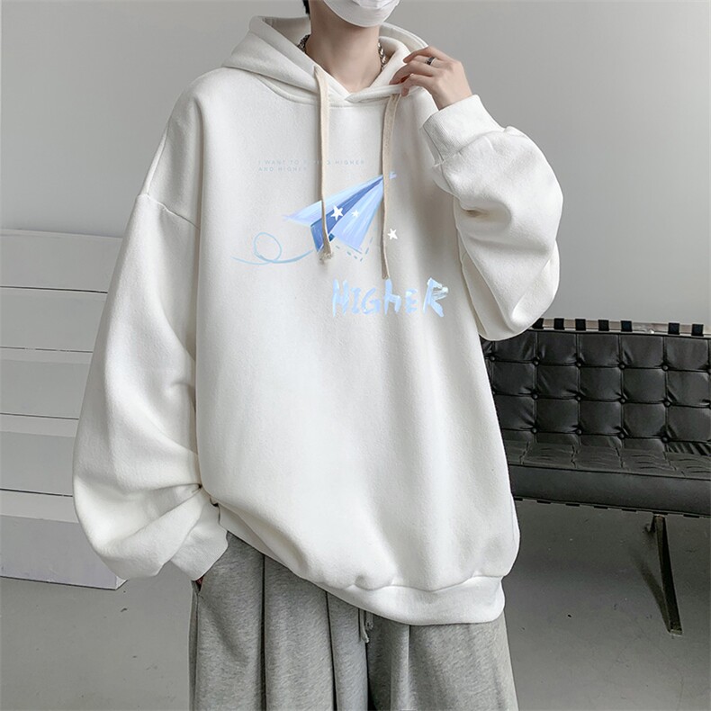 连帽卫衣男大码运动服帽衫外套WY2270-P35加绒款-P40,男装卫衣,电商A040