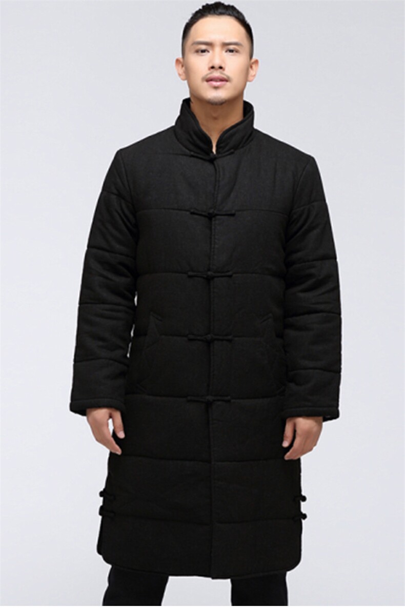 冬季风男棉衣加厚中长款唐装男中式棉服立领棉服8652-P180,男装棉衣,星座1105-3