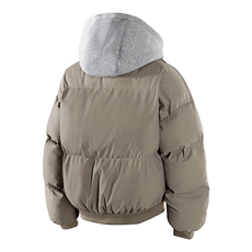 现货高品质重磅工艺美式高街假两件PU皮棉衣男女加厚棉服外套，男装棉衣，电商A486