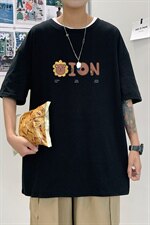 短袖男夏宽松纯棉T恤男百搭港风韩版情侣中性日系潮DT0253P20，男装T恤，星座1016-1（原电商B408-1）