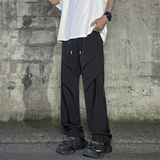 夏季新款薄款速干伞兵裤痞帅潮牌宽松直筒休闲长裤K030-特批-25，男装休闲裤，星座718-1
