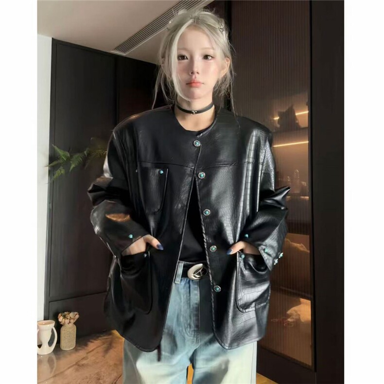 网络图慎用!图片只做展示绿宝石鳄鱼皮蛇纹夹克男JK78066P85控138,男装夹克,星座226-2