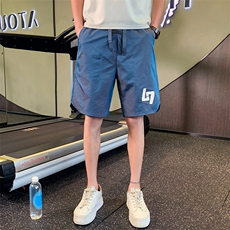 KD08-特P38控58小伙风沙滩裤男潮牌男士休闲速干裤夏季短裤蓝首，男装休闲裤，星座215（原电商B249）