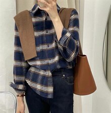 格子衬衫，女装衬衫，FAILISI(2F)