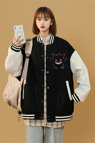 中性风春秋季情侣棒球服男女休闲夹克女时尚外套男BQF291-P50,男装夹克,电商B371