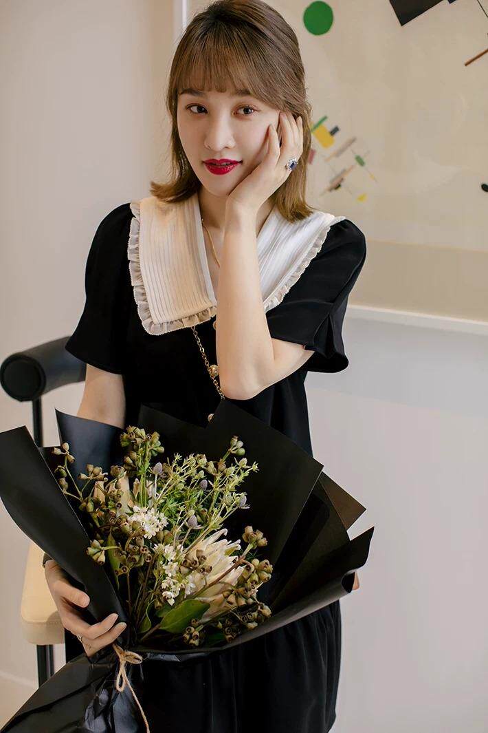 夏季碎花连衣裙 夏季碎花连衣裙 l，女装连衣裙，忻美