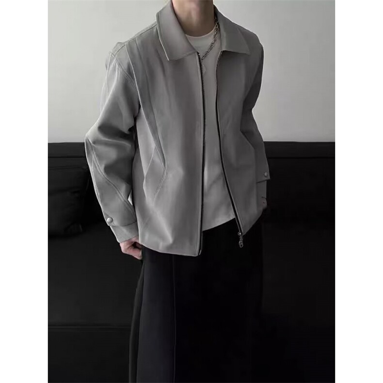 文艺时尚潮流空气层复斜行政夹克原宿新款日系ins百搭JHT218，男装夹克，星座1116A（原606A-3）