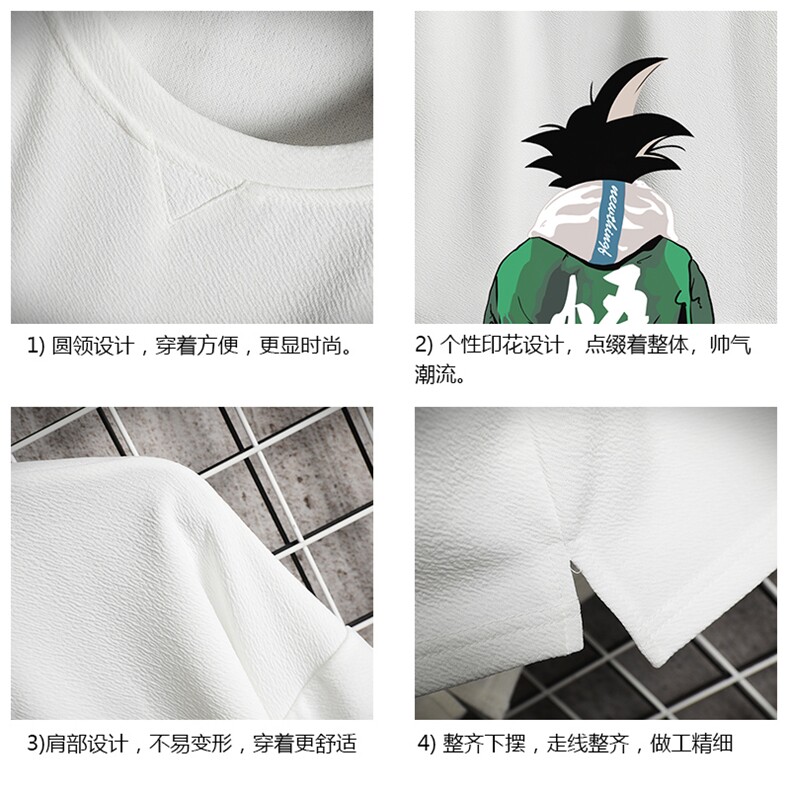 Q11005-P30春夏季七分袖t恤男大码五分袖男短袖中袖网格挂拍,男装T恤,电商A040A