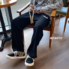 秋季新款男士运动裤宽松休闲裤华夫格裤子227-2*C549*P50控68，男装休闲裤，星座227-2