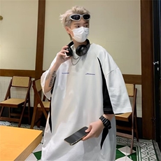 C358-P362024夏季新款百搭休闲圆领体恤潮牌宽松短袖t恤男现货，男装T恤，星座512-6