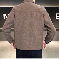 外套男秋冬2025新款高级感翻领衣服痞帅潮流修身男装夹克JKX491，男装夹克，星座516A