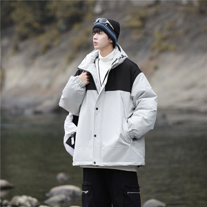 山系户外 拼色工装面包服时尚连帽保暖棉衣A247-MY560 特批85图片