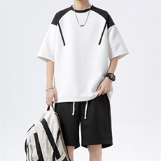 新款休闲夏季套装，男装休闲套装，星座1106-2（原1111B）