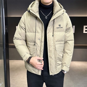 2025新款连帽羽绒服男士冬季外套 B240-YR9803-P185图片