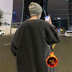 直播品质500克重磅美式做旧水洗卫衣SY1399-常规特P45加绒特P55，男装卫衣，电商A486