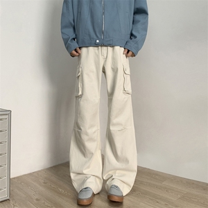 直筒裤工装休闲裤男女  美式高街潮牌长裤子K7047-P57图片