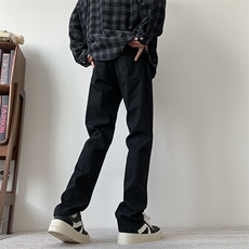 抖音现货纯黑色弹力显高牛仔裤310A-2BK301P50控78，男装牛仔裤，星座310A-2