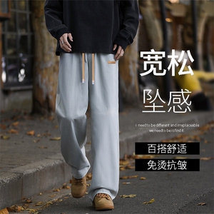 秋冬季美式高街加绒加厚潮牌牛仔裤休闲运动长裤K825-特批37图片