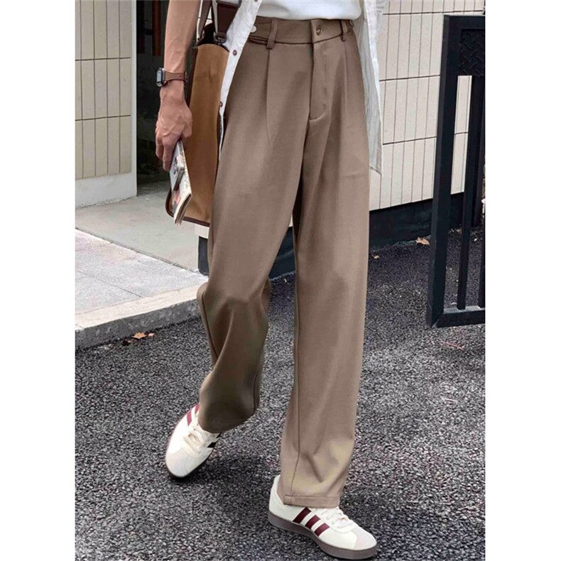 纳纹春款垂感窄版阔腿裤春款小西裤显瘦直筒裤休闲裤子K77,男装西裤,星座1116A（原606A-3）