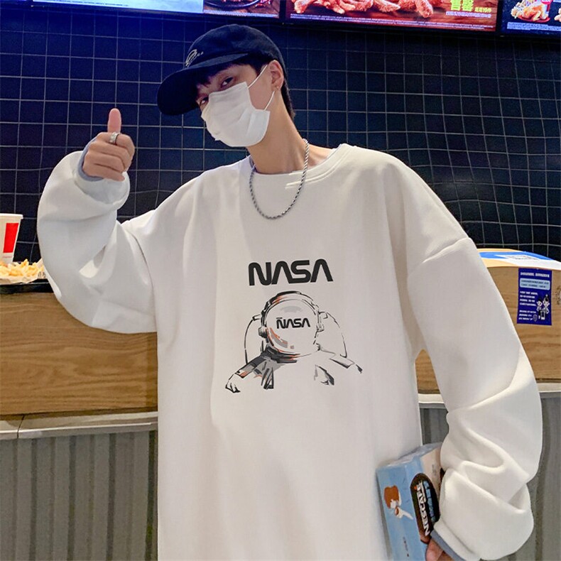 2024春季新款重磅卫衣男印花时尚美式圆领上衣A168-MLWY06-TP45,男装卫衣,电商A168